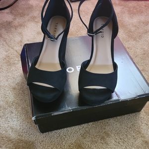 Torrid Black Platform Wedge